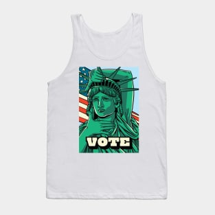 Statue of Liberty Vote Tank Top